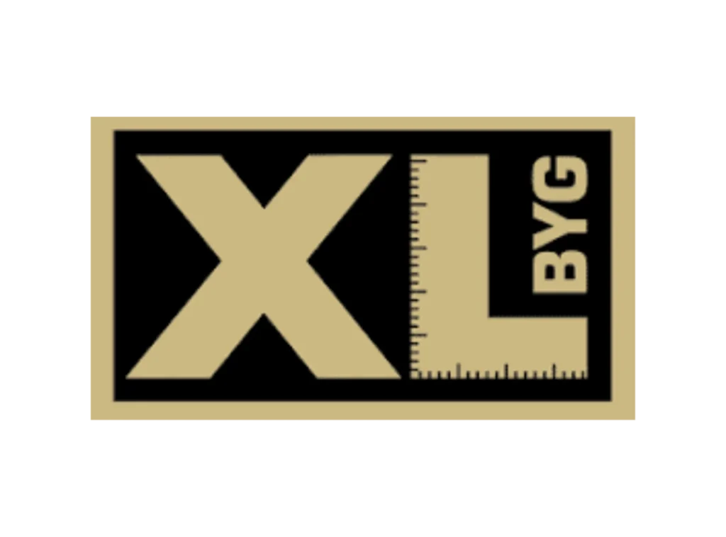 Tømrermester Strandgaard logo med målebånd, professionelt byggefirma i Danmark.